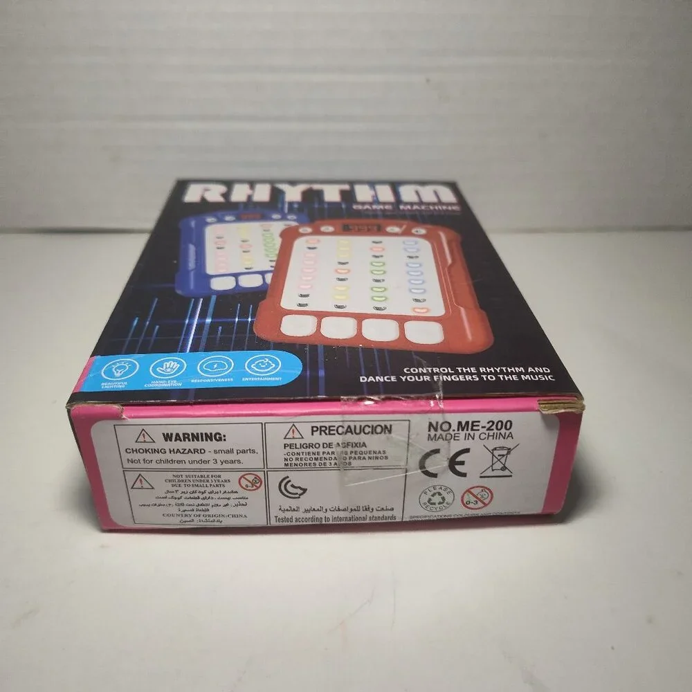 Rhythm LED Lights Drop Press Down Dynamic Intelligent Music Game Machine GREEN